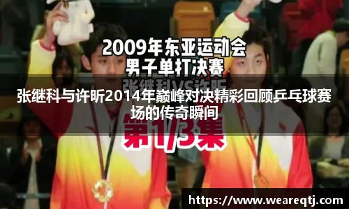 张继科与许昕2014年巅峰对决精彩回顾乒乓球赛场的传奇瞬间